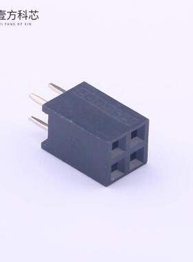 原厂原装DS1023-2*2SF11 2.54mm 2x2P 黑色，镀全金