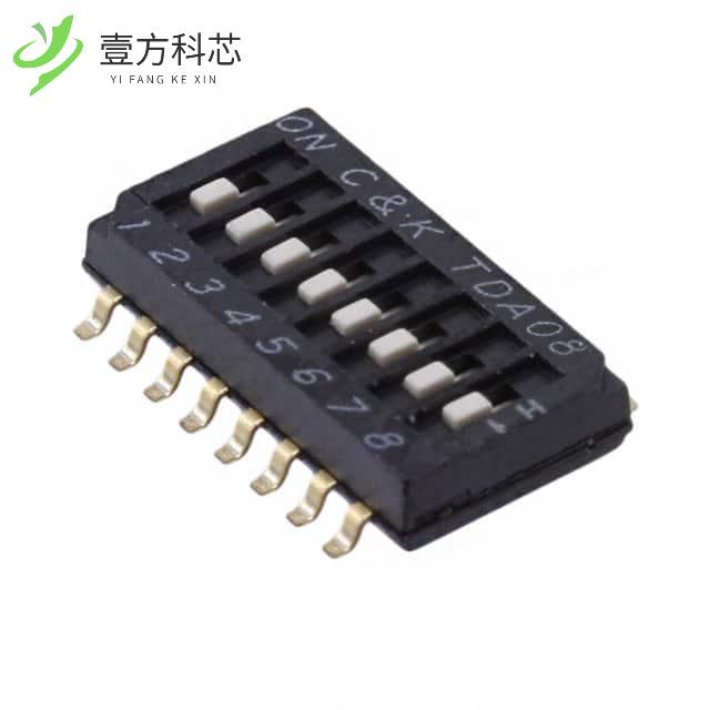 原厂原装TDA08H0SB1R SWITCH SLIDE DIP SPST 25MA