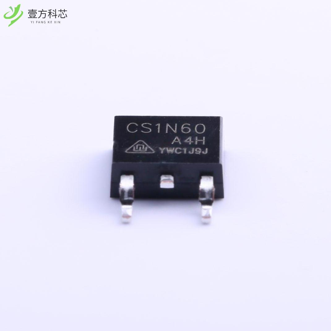 原厂原装CS1N60A4H N沟道 600V 800mA全新正品