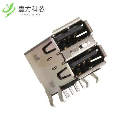 原厂原装KUSBX-AS2N-B CONN RCPT STACKED USB TYP