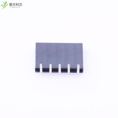 原厂原装2.54-1*5P弯母 2.54mm 1x5P全新正品