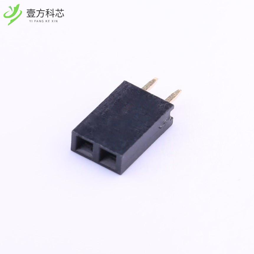 原厂原装2.54-1*2P母 2.54mm 1x2P全新正品