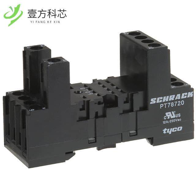 原厂原装6-1415034-1 RELAY SOCKET 8 POSITION DI