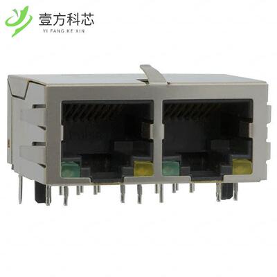原厂原装J8064D628ANL CONN JACK 2PORT 100 BASE-