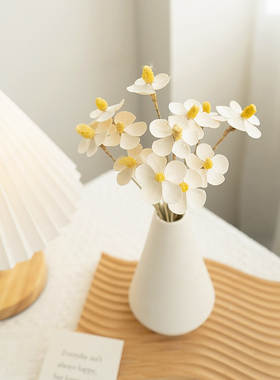 紫罗兰文心兰干花花束网红ins家居客厅装饰摆件diy插花拍摄道具