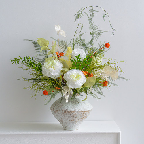 侘寂风永生花真花干花束家居配饰