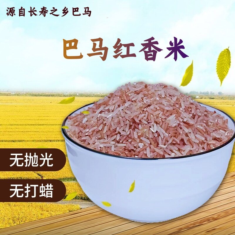 广西巴马红香米米农家煮饭煲粥红米新米红米杂粮