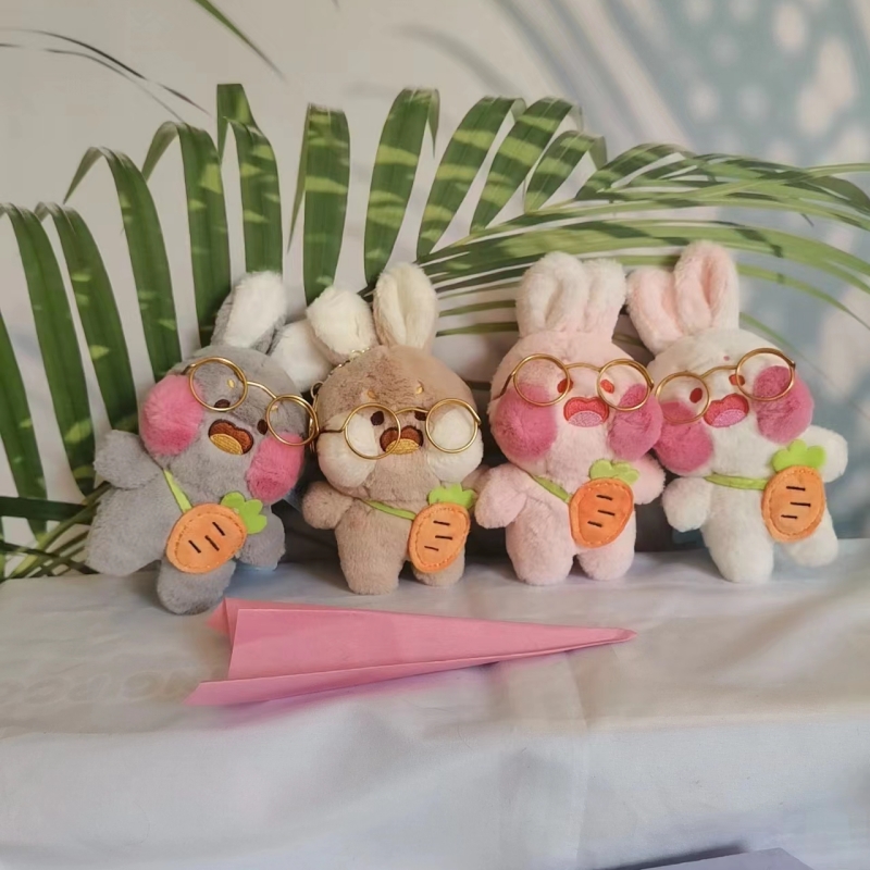 other毛绒文化兔钥匙扣挂件