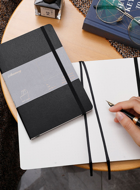 Amemory软面 B6高颜值带页码随身手帐本A5日记本A7便携小笔记本子