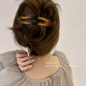 超大号鲨鱼发夹女后脑勺抓夹盘发鸭嘴夹一字夹发卡头发夹子头饰品