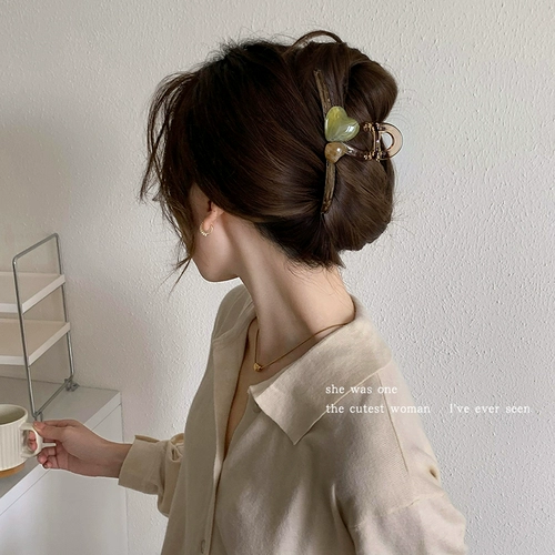 Большая акриловая заколка-крабик, заколка для волос, акула, шпильки для волос, аксессуар для волос