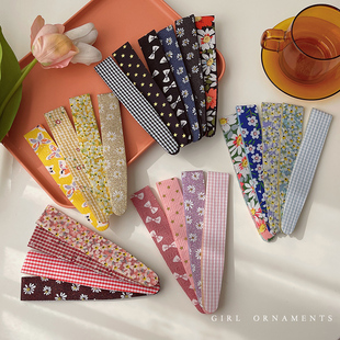 魔术贴发箍碎发整理神器前额刘海贴女洗脸束发带魔法贴头发帖头饰