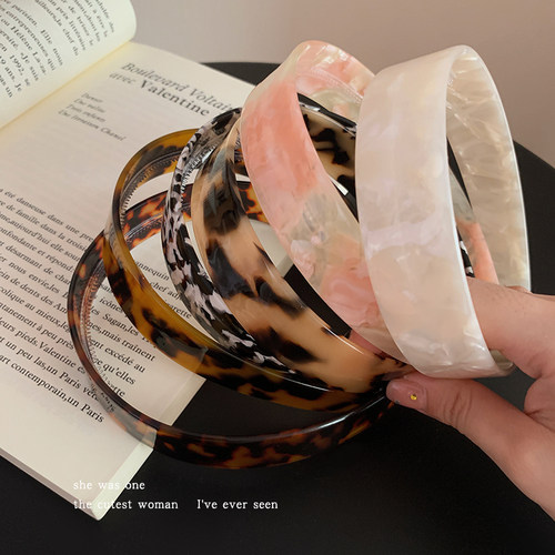 fever同款韩版宽边醋酸眼镜发箍