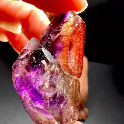 天然水晶原石吊坠摆件一元起