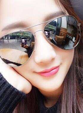 墨镜男女通用防晒圆脸长脸大脸太阳镜防嗮骑行休闲眼镜炫