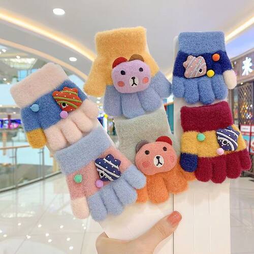婴幼儿手套保暖可爱手指套