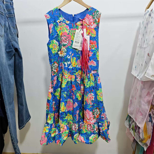 155码雅莹外采意大利msgm童装潮女连衣裙VGEEC42018B吊牌价2999