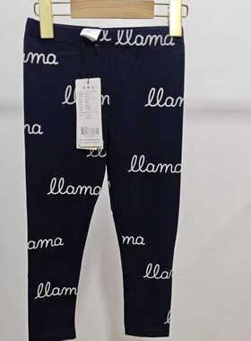 进口西班牙TINY COTTONS 童装女童棉质舒适打底裤VGCAC6103A