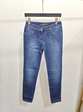 ZADIG&VOLTAIRE法国设计师奢品儿童蓝色纯棉休闲裤VGDAC6603Z