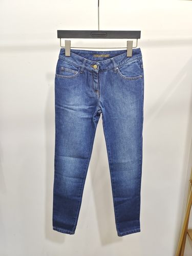 ZADIG&VOLTAIRE法国设计师奢品儿童蓝色纯棉休闲裤VGDAC6603Z