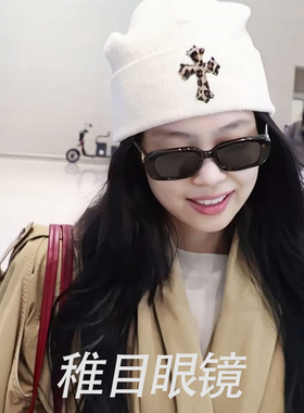 Jennie同款墨镜女高级感复古gm