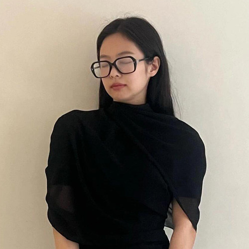 Jennie黑框眼镜金智妮同款GM大框男BECA小脸显瘦防蓝光素颜眼镜女