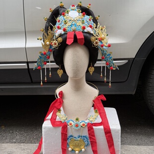 【霜翎阁】永乐宫壁画神仙套装冠簪汉服冠发钗配饰品{水星2.0}