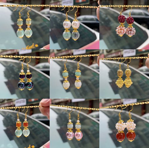 霜翎阁复古纯铜葫芦耳坠孤品