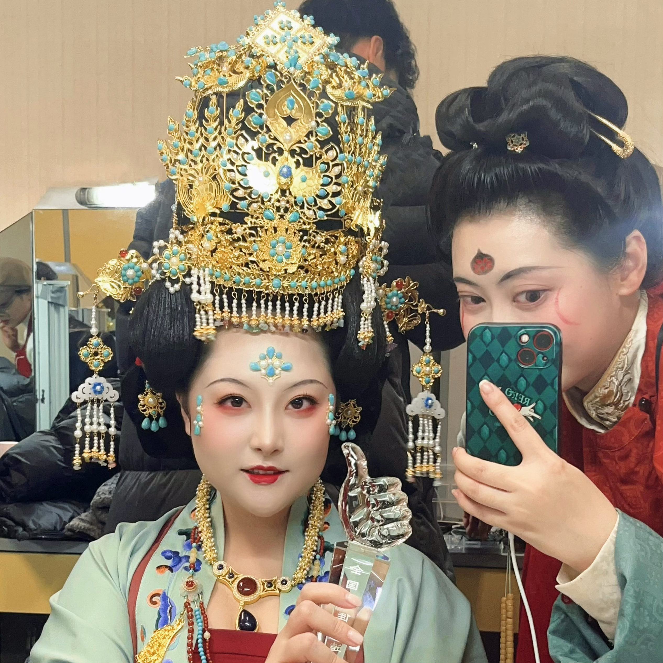 【霜翎阁】李倕衍生发冠饰发簪子唐风汉服复原套装配饰品｛佳期｝