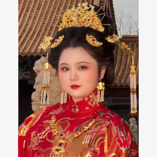 【霜翎阁】明制宝石套装复原簪子汉服配饰品发冠流苏｛故国有明｝