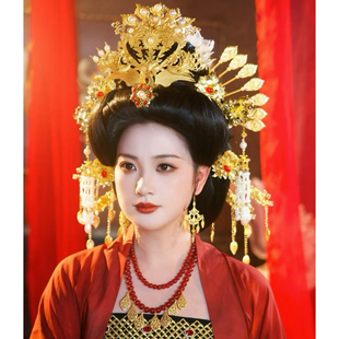 【霜翎阁】武则天同款唐风汉服套装古风发配饰品华丽凤凰刘晓庆版