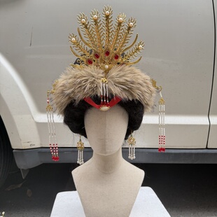 【霜翎阁】红楼梦卧兔儿抹额汉服古风配额饰品明制秋冬｛王熙凤｝