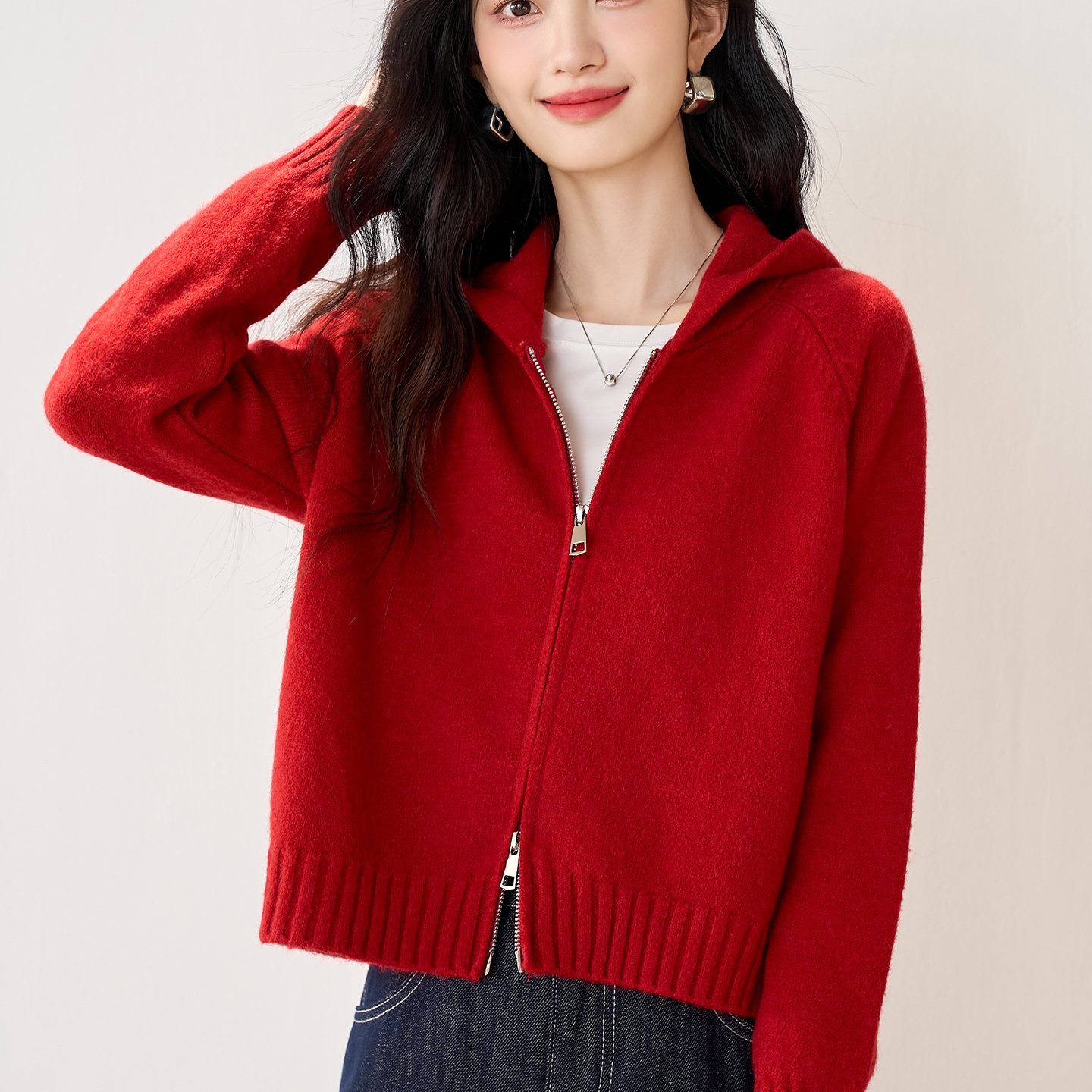 秋季新款针织衫女开衫连帽小外套纯色长袖短款韩版外搭女,女装针织衫/毛衣,衣嘉衣服饰 秋季新款针织衫女开衫连帽小外套纯色长袖短款韩版外搭女,女装针织衫/毛衣,衣嘉衣服饰