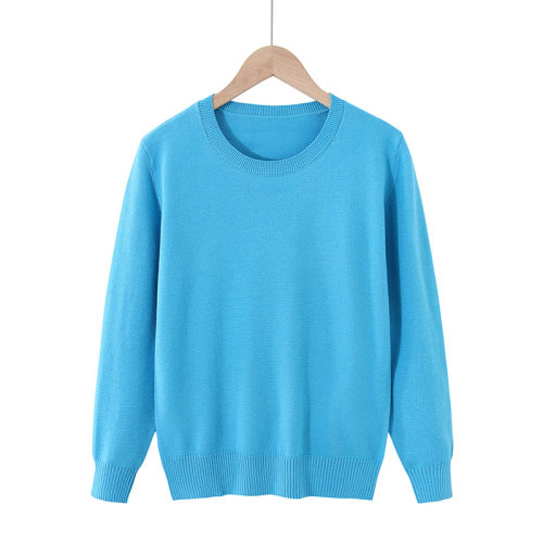 特大码针织衫圆领针织衫打底衫