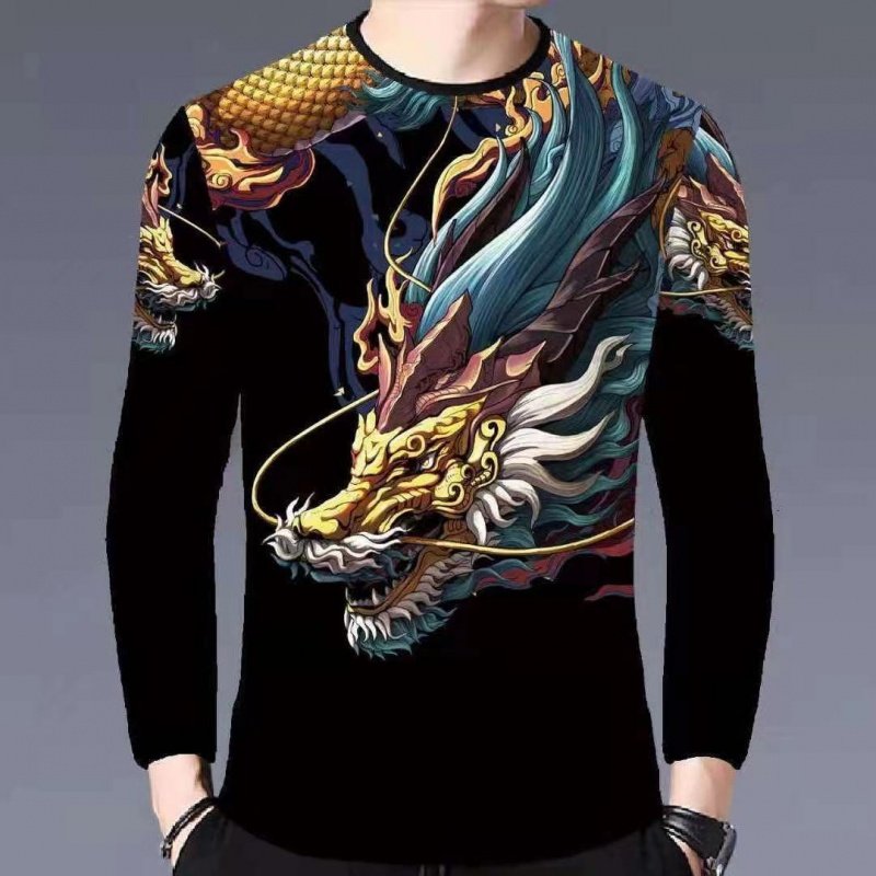 衣服百搭圆领韩版潮流打底衫