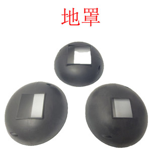 户外儿童滑梯钢管立柱保护罩配件方形地罩柱子脚套底座螺丝保护罩