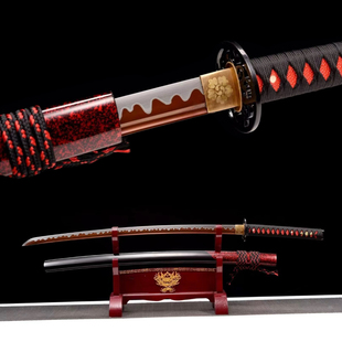 高性能武士打刀手工一体锻打弹簧钢刀剑冷兵器未开刃