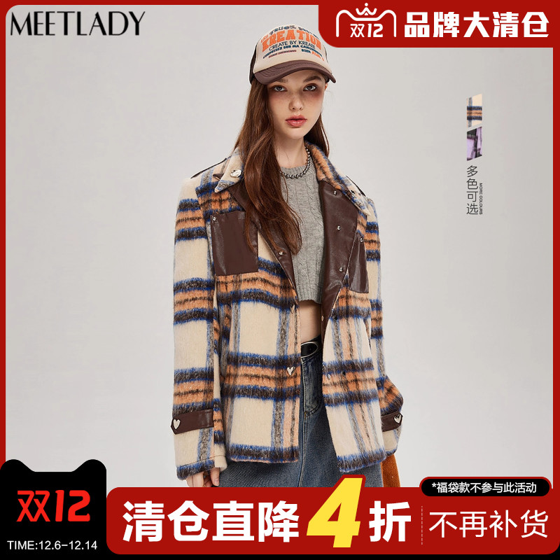 设计呢大衣MEETLADY/米莱达