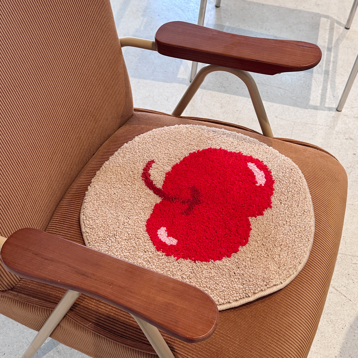 twomiles原创防滑绒座椅垫