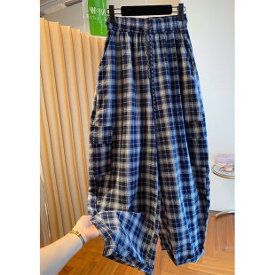 弯刀裤 复古慵懒风格 宽松休闲显瘦阔腿裤 女2026新款 清仓捡漏 子裤