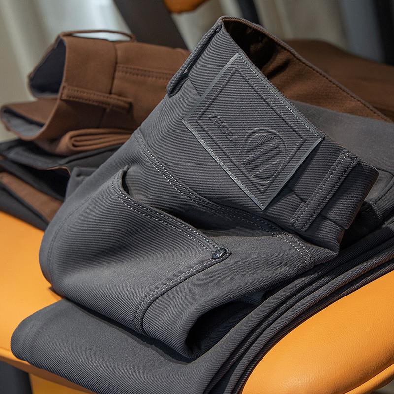 保暖商务休闲裤直筒高端欧货西裤