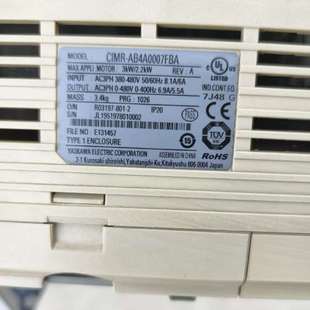 安川A1000变频器 AB4A0007FBA成色新 CIMR