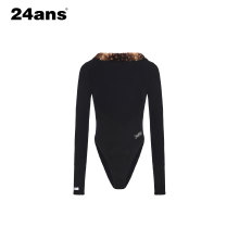 24ANS LTD 毛毛拼接连体衣