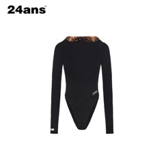 24ANS LTD 毛毛拼接连体衣