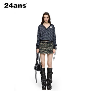 后背烫钻连帽T恤 苏新皓同款 24ANS LTD