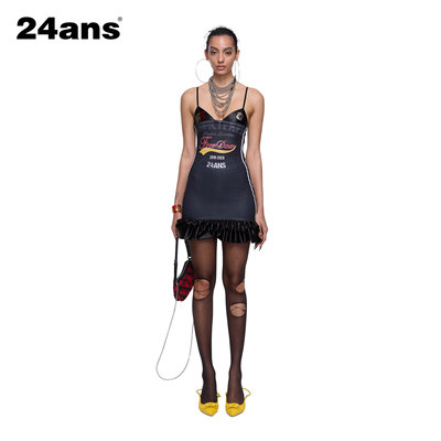 24ans球衣吊带连衣裙
