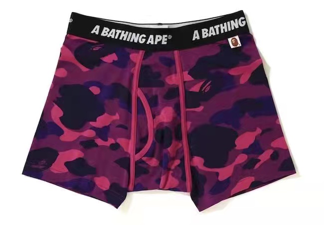 thumbnail for Tide brand camouflage underwear BAPEABC CAMO TRUNKS 23SS men's boxer ape man cotton boxer