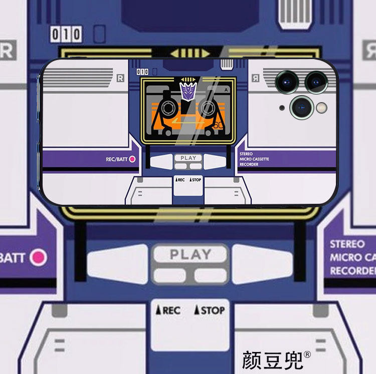 声波/霸天虎硅胶软玻璃壳手机壳适用苹果iPhone 11 12 13 14 PRO MAX XS XR 7 8p 华为一