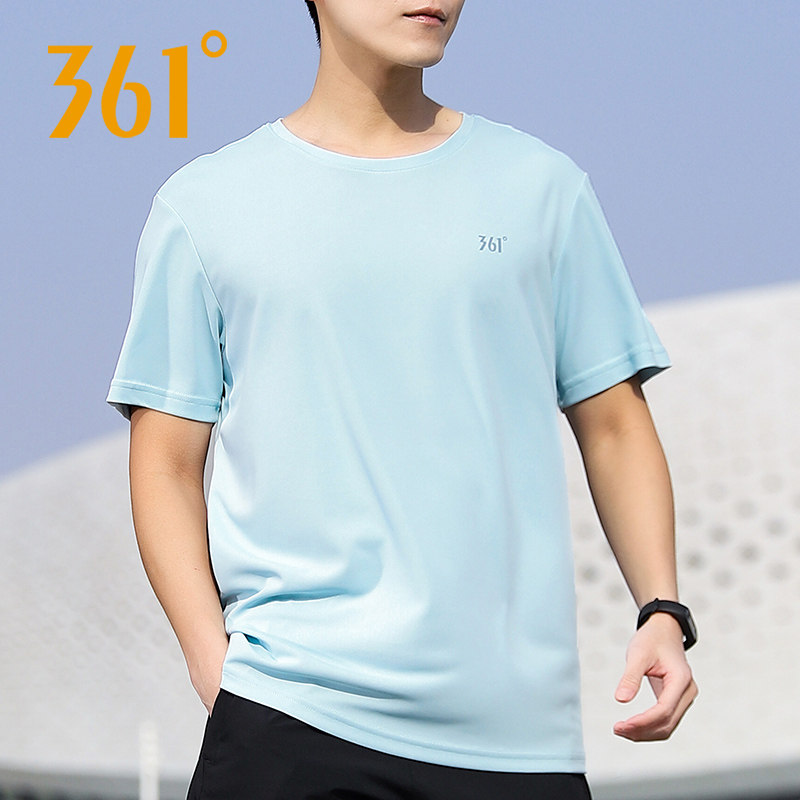 361男款夏季短袖2026新款运动T恤男薄款透气休闲半袖夏装健身衣服