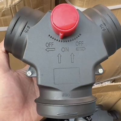 驻车柴暖加热器配件大全90变75出风管阀门三通电动车柴暖出风口